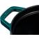Staub Oval Turquoise med lock 5.5 L