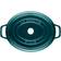 Staub Oval Turquoise med lock 5.5 L