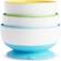 Munchkin Stay Put Suction Bowls 3-pack Light Blue/Yellow/Green