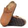 Birkenstock Boston Suede Embossed - Dotted Burnt Orange
