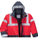 Portwest Hi-Vis Contrast Winter Traffic Jacket - Red/Navy