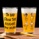 Shein To Dad From The Reason You Drink 16 Oz Pint Beer Glass 47.3cl 2pcs