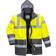 Portwest Hi-Vis Contrast Winter Traffic Jacket - Yellow/Grey