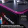 X-Rocker Carbon-Tek with RGB LED Lights and Wireless Charging Red Sengebord 33x36cm