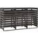 vidaXL Mülltonnenbox für 3 Tonnen 315412 210x75x121cm (Gebäudefläche )