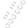 Bose QuietComfort Ultra Earbuds Fit Kit 3 Pairs White Smoke