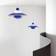 Louis Poulsen PH 5 Mini Monochrome Blue Pendant Lamp ∅ 30cm