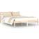 vidaXL Solid Pinewood Sengeramme