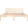 vidaXL Solid Pinewood Sengeramme