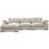 Plunge Cappuccino Sofa 147.5" 3 Seater