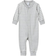 Polarn O. Pyret Striped Jersey Jumpsuit - Grey Melange