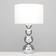 MiniSun Chagnon White Table Lamp 36cm