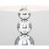 MiniSun Chagnon White Table Lamp 36cm
