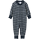 Polarn O. Pyret Striped Jersey Jumpsuit - Dark Navy Blue