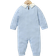 Shein Baby Boy Gentleman Style Casual Romper, Classic Cable Knit Turtleneck Long Sleeve Jumpsuit With Shirt Collar Design, Fashionable And Comfortable, Essential Baby Autumn/Winter Outfit