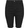 Yours Turn Up Denim Shorts - Black