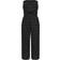 Yours Curve Black Metallic Bandeau Wide Leg Jumpsuit - Black
