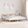 vidaXL Natural Wood Solid Pine 180 x 200 cm Frame Bed