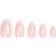 DuffBeauty Pink Wave Medium Almond Press-On Naglar