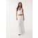 Stradivarius Flowing Panelled Midi Skirt - White