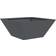 vidaXL Plastplantepotte Antrasitt 35 x 35 x 15 cm