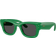 Ray-Ban Unisex RB4940 Wayfarer Puffer Solbriller - Grøn Sort Firkantet