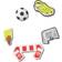 Crocs Soccer 5er Pack Charms Accessory