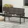 OutSunny Rattan Loveseat with Quick-Drying Padding Garden Bench