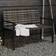 OutSunny Rattan Loveseat with Quick-Drying Padding Garden Bench