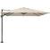 Platinum Sun & Shade Premium Hängparasoll Antracit 300x300 cm Beige
