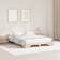 vidaXL Natural Solid Pine Wood 140 x 200 cm Frame Bed