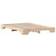 vidaXL Natural Solid Pine Wood 140 x 200 cm Frame Bed