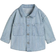 H&M Baby Blå Skjortjacka bomullstwill
