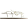 H&M Appliquéd Strappy Sandals - White