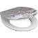 SCHÜTTE Schutte MDF Toiletbril Grey Steel 80523