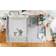 Rotho Babydesign Materassino Fasciatoio, Da 0 mesi, Modern Elephants, Bella Bambina, Bianco/Grigio, 50 x 70 cm, 20099 0001 CG