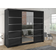 Venetian Derby VI Black Garderob 200x215cm