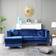 Glory Furniture Pompano Collection G781B-SC Blue Sofa 83" 2pcs 3 Seater