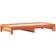 vidaXL Daybed with Extra Bed Sängram 90x190cm
