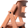 KAOS Klapp Highchair Recycled Edition Terracotta Pink