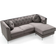 Glory Furniture Pompano G782B-SC Gray Sofa 83" 2pcs 3 Seater