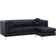Glory Furniture Pompano Collection G893B-SC Black Sofa 83" 2pcs 3 Seater