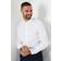 Burton Mens Button-Up Shirt Collared Long Sleeve - White