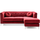 Glory Furniture Pompano Collection G789B-SC Red Sofa 83" 2pcs 3 Seater