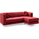 Glory Furniture Pompano Collection G789B-SC Red Sofa 83" 2pcs 3 Seater