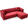Glory Furniture Pompano Collection G789B-SC Red Sofa 83" 2pcs 3 Seater