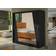 Scandinavian Choice Bega Black Wardrobe 180x215cm