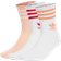 adidas Mid Cut Crew Socks 3-pack - White/Glow Pink/White