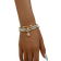 Shein 3pcs/Set Simple White Bead & Faux Pearl Starfish Shell Jewelry Bracelet, Suitable For Women's Daily Wear And Leisure Travel