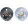 Bibs Colour Round Pacifier Latex Size 1 2-pack Iron/Baby Blue